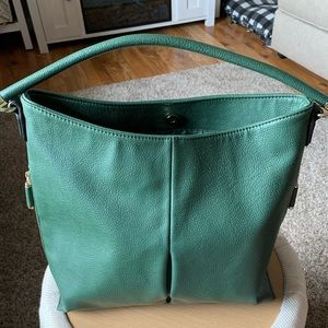 Liz Claiborne green hobo style purse